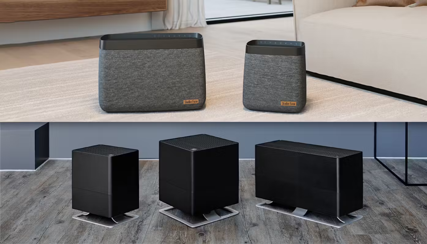 Stadler Form products: Karl big, Karl, Oskar little black, Oskar black, Oskar big black