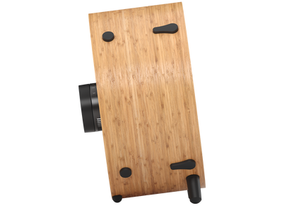 Stadler Form Otto bamboo fan from side view